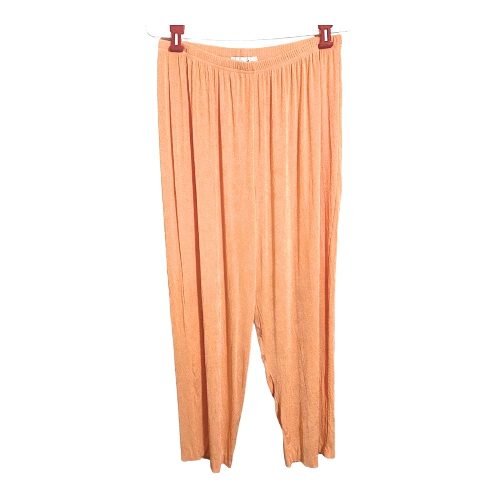 HSN Carolyn Strauss Orange Loose Pants M - Picture 3 of 3